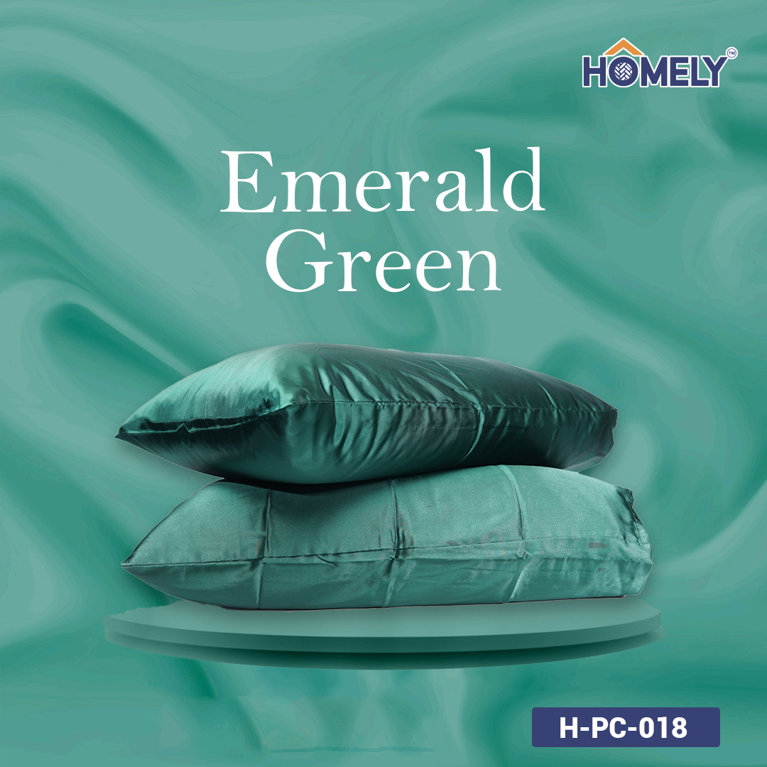 EMERALD GREEN PILLOW CASE- H-PC-018