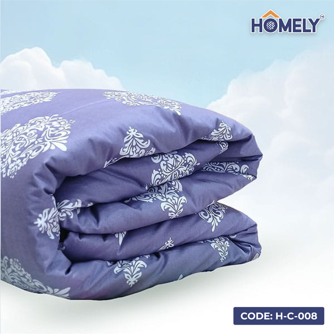 LAVENDER MOTIF COMFORTER-H-C-008